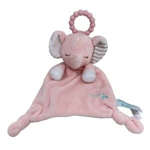 Douglas Baby Elephant Lovey Pink Plush Security Blanket Toy‎ Girl 13 inch